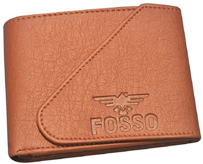 

FOSSO Men Tan Artificial Leather Wallet(6 Card Slots)
