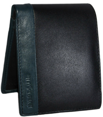 

WildTouch Men Black, Green Genuine Leather Wallet(7 Card Slots)