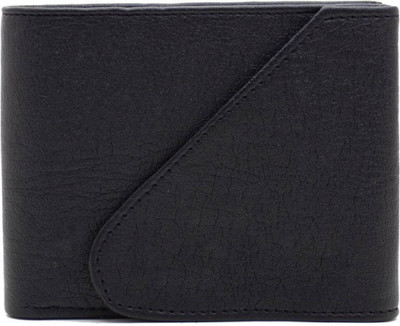 

DELMA Girls Black Genuine Leather Wallet(3 Card Slots)