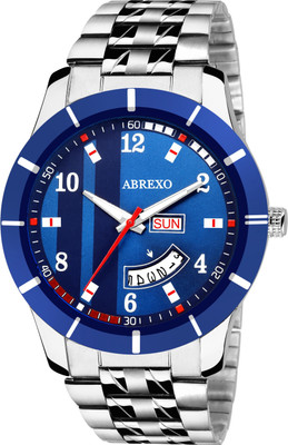 

Abrexo Abx2069-BL Blue Dail Day & Date Functioning Watch - For Men