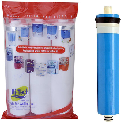 

Hi-Tech carbon Filter Complete Set with trapper membrane Solid Filter Cartridge(0.9, Pack of 1)