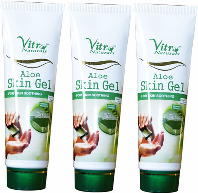 

Vitro Naturals Pack of 3 Aloe Skin Gel 50 gm(50 g)