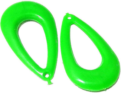 

GOELX Drop Shape Earring Base with Hole for Earring
