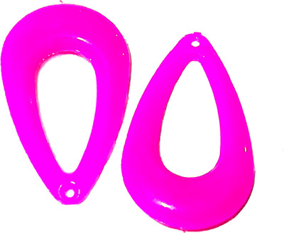 

GOELX Drop Shape Earring Base with Hole for Earring