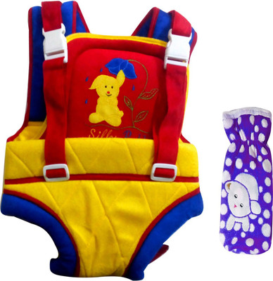 

Welo High Quality Baby Carry Bag with Strong Strip Belt and 1 Beautiful Bottle Cover Baby Carrier(Multicolor, Front Carry facing in)