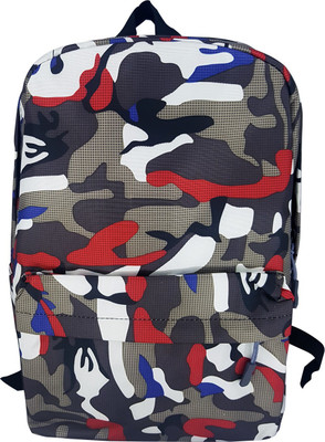 

Global Choice Camouflage 15 L Backpack(Red)
