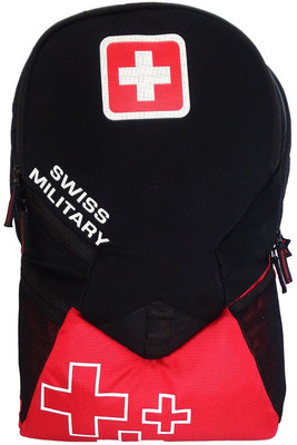 

Swiss Military LBP62 – BACKPACK BAG 25 L Laptop Backpack(Black), Red