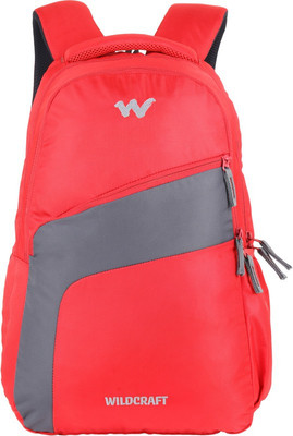 

Wildcraft virtuso 24 L Laptop Backpack(Red, Grey)