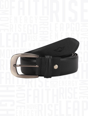 

Metronaut Men Black Genuine Leather Belt
