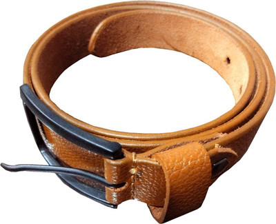 

JusTrack Men Formal Tan Genuine Leather Belt