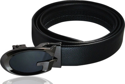 

Ammvi Creations Men Black Genuine Leather Belt