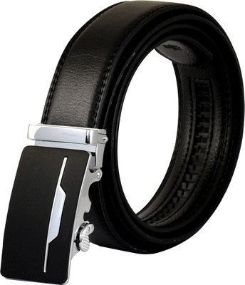 

Ammvi Creations Men Black Genuine Leather Belt