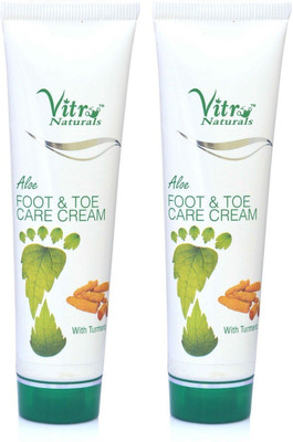 

vitro Aloe Foot & Toe Care Cream 50 gm Set of 2(50 g)
