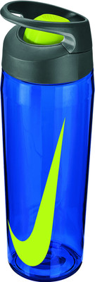 

Nike TR Hypercharge Rocker Bottle 24 Oz 700 ml Sipper(Pack of 1, Blue), Game royal/cool grey/volt