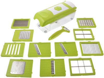 

Jen Supreme vegetable Vegetable & Fruit Chopper(1 Chopper), Green