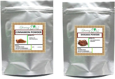 

Glowing Buzz Combo of cinnamon powder 200 grams and shikakai powder 100 grams(Set of 2)