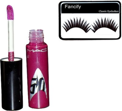 

Fancify Eyelashes With Mac Star Trek Dark Pink Lip Gloss(Set of 2)
