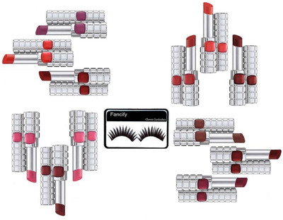 

Fancify Eyelashes With Shine Lipstick By Colour Riche Shades Of 12 Of Loreal(Set of 13)