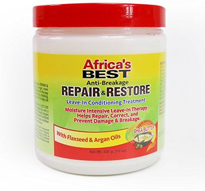 

Africas Best Repair And Restore Deep Conditioning Treatment Great For Damaged Over Processed Hair Enriched With Flaxseed And Argan Oil 15 Ounce Jar(443.6 ml)