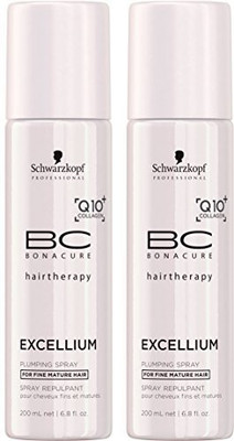 BC Bonacure Excellium Plumping Spray Conditioner 6.76-Ounce 2-Pack(199.92 ml)