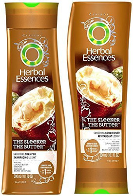 

Herbal Essences The Sleeker The Butter Smoothing Shampoo & Conditioner Set 10.1 Ounce Each(298.69 ml)