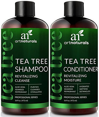 

Artnaturals Tea-Tree-Oil Shampoo And Conditioner Set - 2 X 16 Fl Oz 473Ml - Sulfate Free(473 ml)