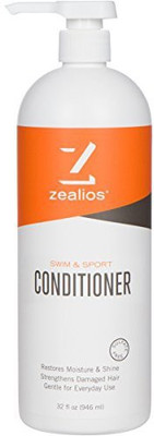 

Zealios Sulfate Free Sport Swim Conditioner Aloe & Sunflower Oil Prevents Dry Damaged Hair Due To Chlorine & Sun - 32 Oz(946.35 ml)