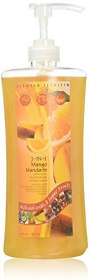 

Scented Secrets Shampoo Conditioner And Body Wash Mango Mandarin 32 Ounce(946.35 ml)