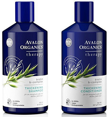 

Avalon Organics All Natural Biotin B-Complex Therapy Thickening Shampoo And Conditioner(414.03 ml)