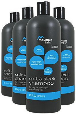 

Mountain Falls Salon Formula Soft & Sleek Shampoo With Vitamin H & Silk Proteins For Dry Or Damaged And Brittle Hair Compare To Tresemme(828.06 ml)