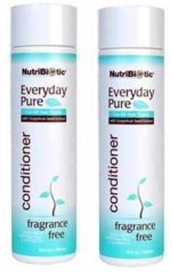 

Nutribiotic Everyday Pure Fragrance Free Conditioner Pack Of 2 With Grapefruit Seed Extract Sea Kelp Extract And Aloe Leaf Juice 10 Fl. Oz.(236 ml)