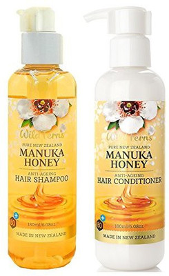 

Wild Ferns Manuka Honey Shampoo And Conditioner Set 2 X 6.08 Oz(236.59 ml)