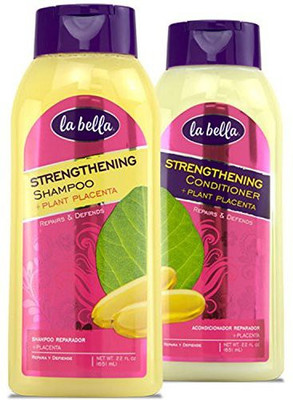 La Bella Placenta Shampoo 25.4Oz & Conditioner 25.4Oz Duo-Set(751.17 ml)
