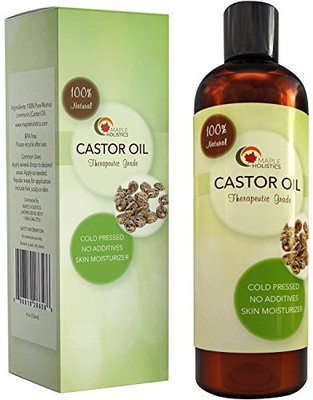 

Maple Holistics Cold Pressed Castor Oil Hair Growth Treatment - All Natural Anti Aging Antioxidant Serum(236 ml)