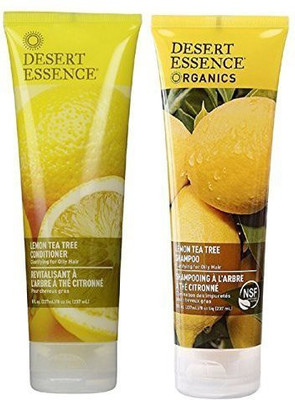 

Desert Essence Organics Lemon Tea Tree Shampoo & Conditioner Bundle - 8 Fl Oz Ea(236.59 ml)