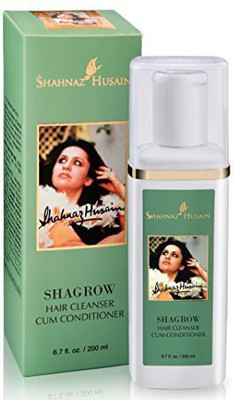 

Shahnaz Husain Shagrow Herbal Ayurvedic Hair Cleanser Plus Conditioner Latest International Packaging 6.7 Fl. Oz. 200 Ml(200 ml)