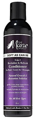 

The Mane Choice Soft As Can Be Revitalize & Refresh 3-In-1 Co-Wash Leave-In Detangler(236.59 ml)