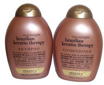 

Organix Ever Straight Brazilian Keratin Therapy Shampoo And Conditioner Set 13 Ounce Each(384.46 ml)