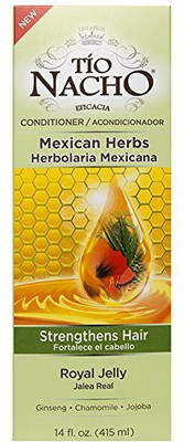 

Tio Nacho Mexican Herb Hair Strengthening Conditioner With Royal Jelly Ginseng Aloe Vera Wheat Jojoba 14 Oz.(414.03 ml)