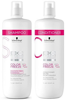 

BC Bonacure Color Freeze Sulfate-Free Shampoo And Conditioner Set 33.81-Ounce(999.59 ml)