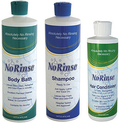 

CloseoutZone No Rinse Body Bath Shampoo And Conditioner Set - Perfect For Care Givers(473.18 ml)