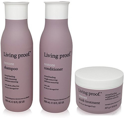 

Living Proof Restore - 3 Item Value Set - 1 Shampoo - 8 Ounce - 1 Conditioner - 8 Ounce - 1 Restore Mask Treatment - 8 Ounce(236.59 ml)
