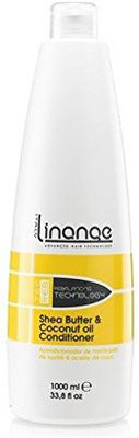 

LINANGE Shea Butter And Coconut Oil Conditioner 1000Ml Moisturizing Cleansing Nourishing Detangler(1000 ml)