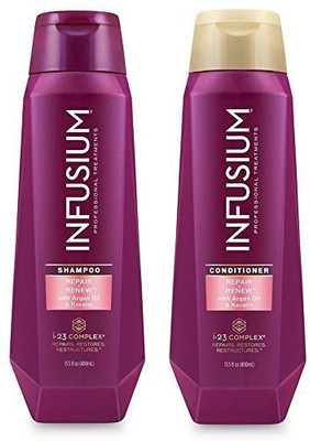 

Infusium Professional Treatments Haircare - Repair & Renew With Argan Oil & Keratin - Shampoo & Conditioner(400 ml)