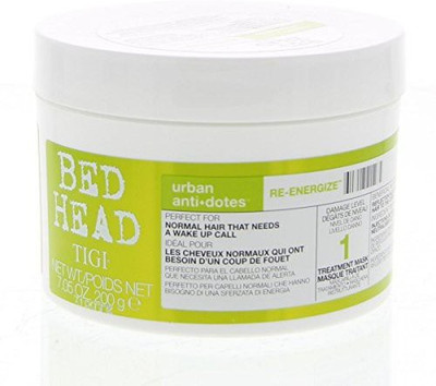 

TIGI Cosmetics Bed Head Urban Antidotes Re-Energize Treatment Mask For Unisex 7.05 Ounce(208.49 ml)