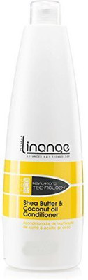 

LINANGE Shea Butter And Coconut Oil Conditioner 500Ml Moisturizing Cleansing Nourishing Detangler Hair Care Product Hair Conditioner(500 ml)