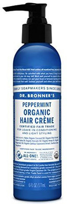 

Dr. Bronner's Dr. BronnerS Organic Hair Cr�me - Peppermint 6Oz.(177.44 ml)