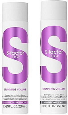 

TIGI Cosmetics S Factor Stunning Volume Shampoo & Conditioner 8.5 Oz(14.79 ml)