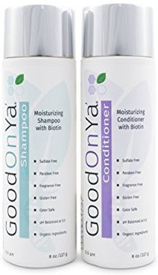 

GoodOnYa Moisturizing Shampoo And Conditioner Set With Biotin By 8 Oz Sulfate Fragrance Paraben Free(236.59 ml)