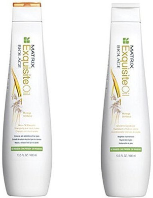 Biolage Matrix Exquisite Oil Shampoo 13.5Oz And Cream Conditioner 13.5(103.51 ml)